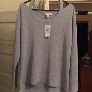 NWT Michael Kors pearl heather sweater